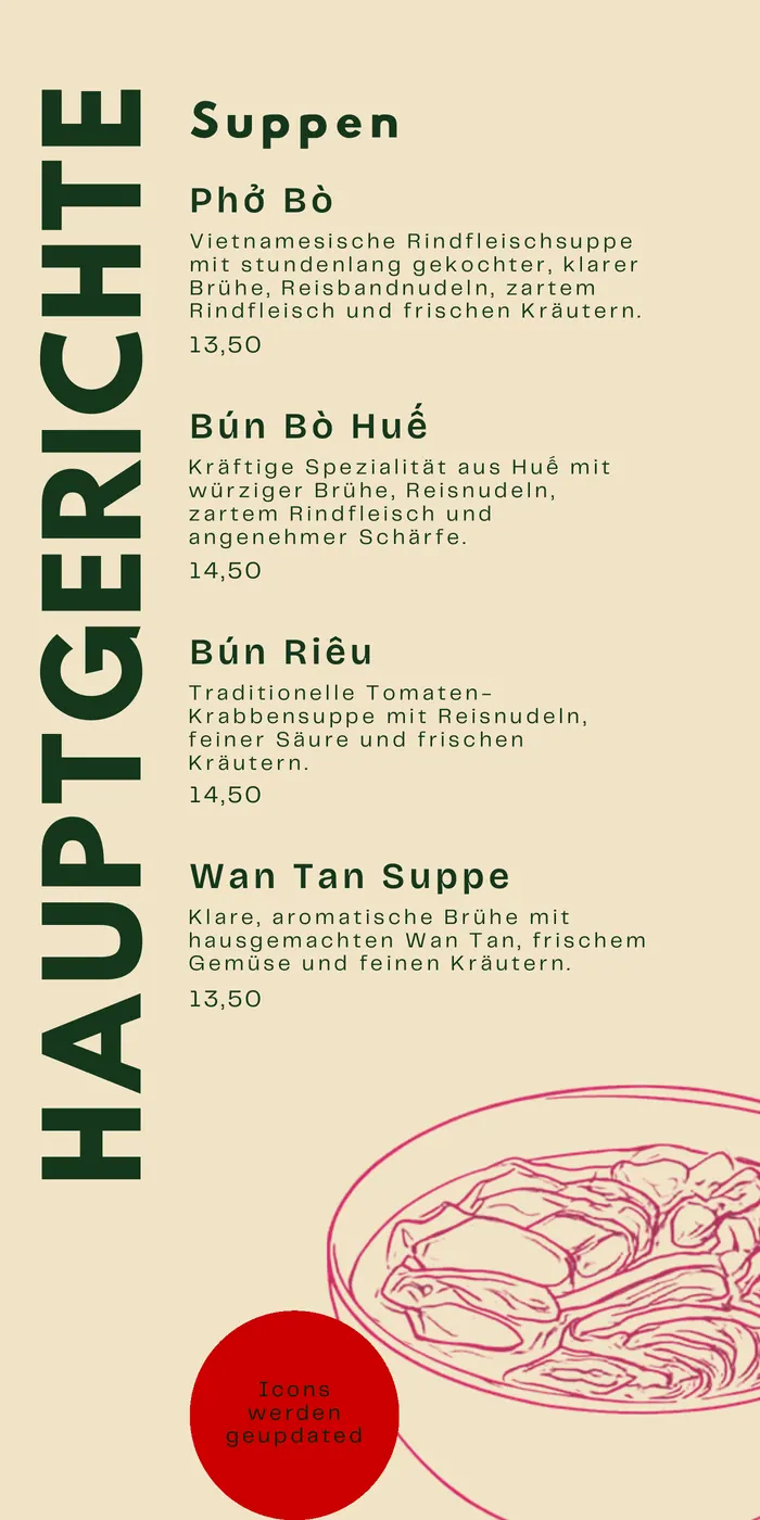 Speisekarte Seite 2